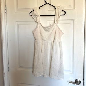 Torrid White Babydoll Tank